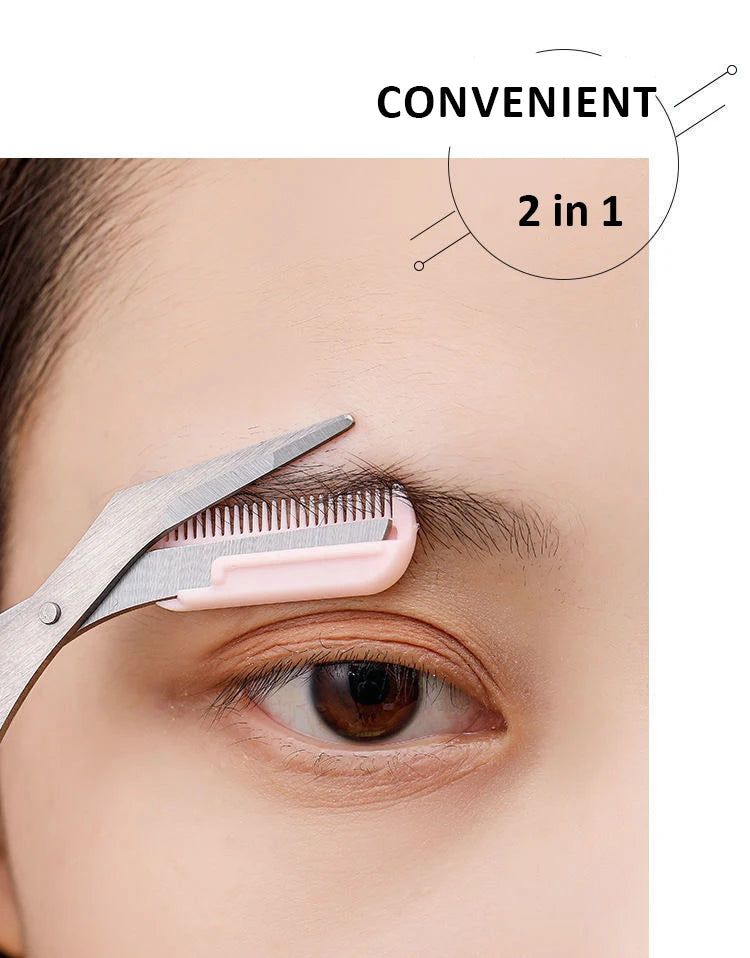 Eyebrow Trimming Knife Face Razor For Women Eyebrow Scissors