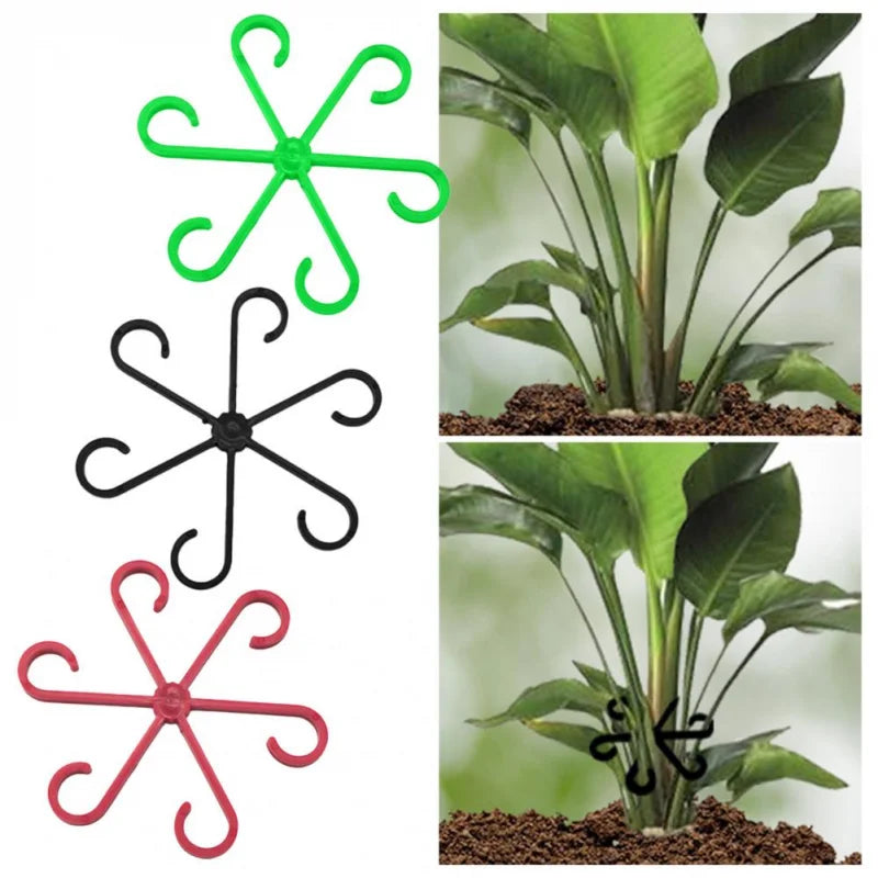 4PCS Reusable Plant Stem Folding Frame Garden Tools No Stake Trellis Plant Stem Support Support Branches Stem Organizer
