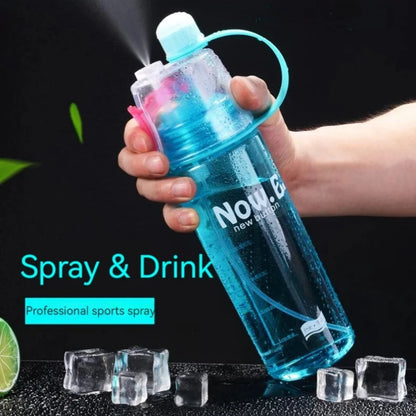 20.3oz Sports Water Bottle Portable Leakproof Spray Water Cup Durable BPA Free Plastic Drinking Jug Outdoor Travel Gym Drinkware