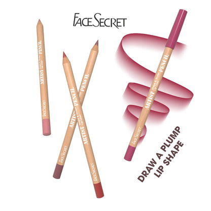 6pcs Face Secret Lip Liner Pencil Set,Ultra-Fine,Smooth Long Lasting Waterproof Matte Velvet,Brown Mixed Color