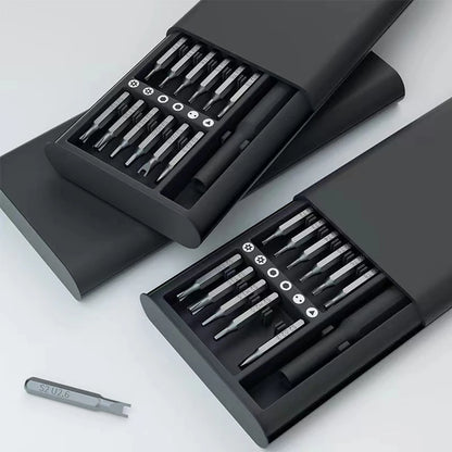 25 In 1 Screwdriver Set Precision Magnetic Screw Driver Bits Mini Tool Case Dismountable For Smart Home PC Phone Repair