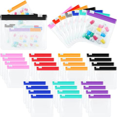 1/7/28PCS Pill Pouch Bags Zippered Pill Pouch Reusable Pill Bags Clear Eva Pill Bag Self Sealing Medicine Organizer Storage Bags