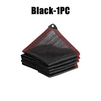 Black Shade Cloth Sunblock Mesh Cover Taped Edge With Grommets Sun Net For Pergola Plants Greenhouse Gardens Patio Canopy